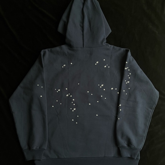 Sp5der Atlanta Hoodie Navy Size Large - Picture 2 of 3